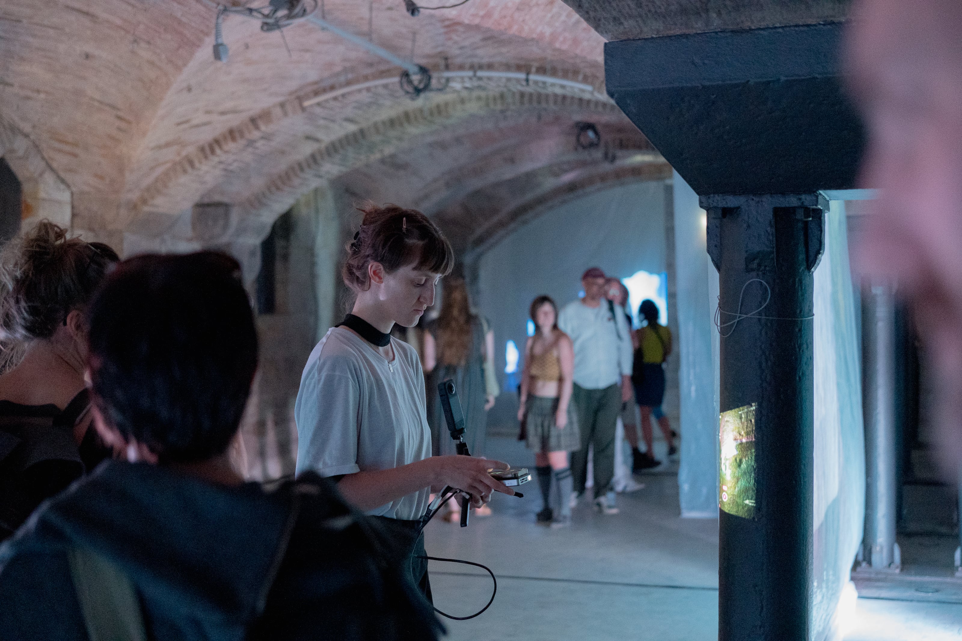 ECHOKAMMER, Installation und Performance, Große Weinkirche